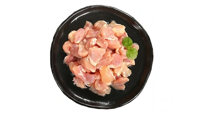 تقطيع مكعبات الدواجن