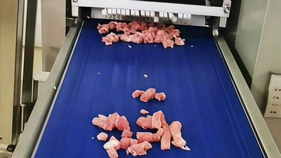 خط تقطيع لحوم بدون عظم آلي لشركة Advanced Food Technology بتايلاند