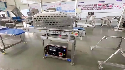 خط تقطيع اللحوم الطازجة إلى شرائح (مسار واحد)