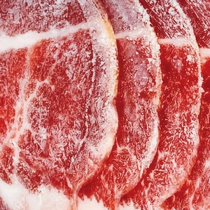 شرائح لحم مجمدة