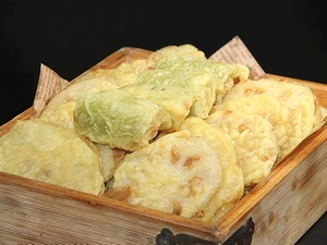 جذر اللوتس المقلي